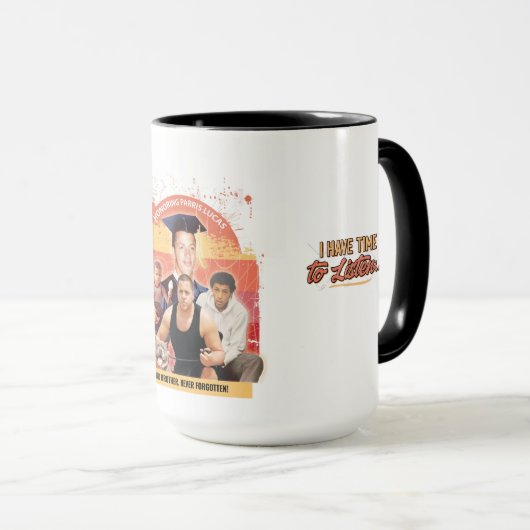 Eerbetoon aan Parris Lucas - Mok (Voorkant rechts)