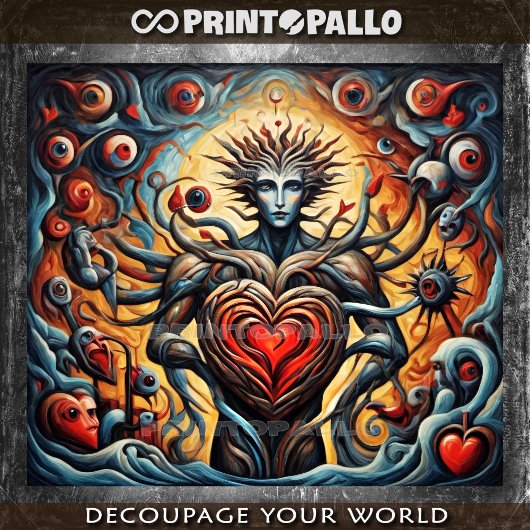 Eerbetoon aan surrealisme en kubisme #1: Liefde re Tissuepapier