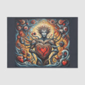 Eerbetoon aan surrealisme en kubisme #1: Liefde re Tissuepapier (Voorkant)