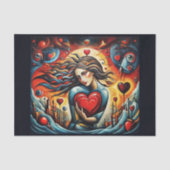 Eerbetoon aan surrealisme en kubisme #2: Liefde re Tissuepapier (Voorkant)