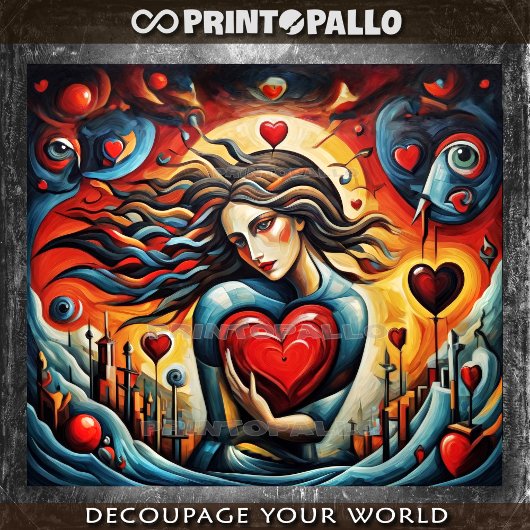 Eerbetoon aan surrealisme en kubisme #2: Liefde re Tissuepapier