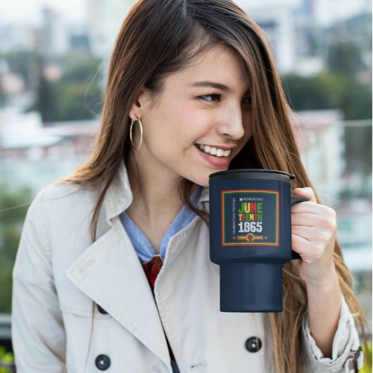 Eerbetoon Juneteenth 1865-Viering van de vrijheid Reisbeker