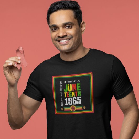 Eerbetoon Juneteenth 1865-Viering van de vrijheid T-shirt