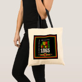 Eerbetoon Juneteenth 1865-Viering van de vrijheid Tote Bag (Voorkant (product))