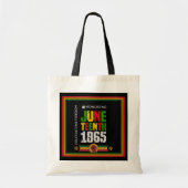 Eerbetoon Juneteenth 1865-Viering van de vrijheid Tote Bag (Voorkant)
