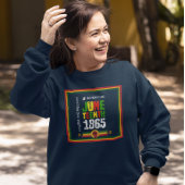 Eerbetoon Juneteenth 1865-Viering van de vrijheid Trui