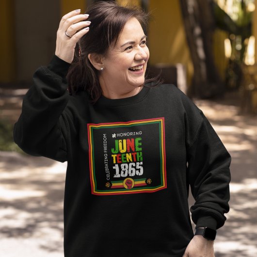 Eerbetoon Juneteenth 1865-Viering van de vrijheid Trui
