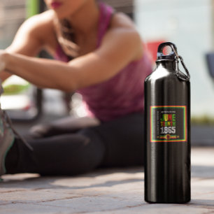 Eerbetoon Juneteenth 1865-Viering van de vrijheid Waterfles