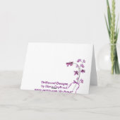 Eerbetoon op moederdag kaart (Achterkant)