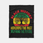 Eerbetoon verleden inspirerende toekomstige vrouwe fleece deken (Voorkant)