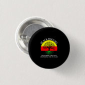 Eerbetoon vorige inspirerende maand van de toekoms ronde button 3,2 cm (Voorkant /achterkant)