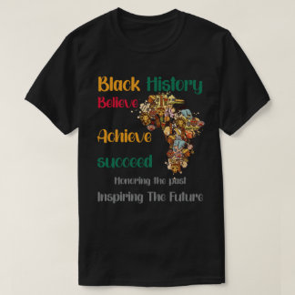 Eerbetoon vorige inspirerende maand van de toekoms t-shirt