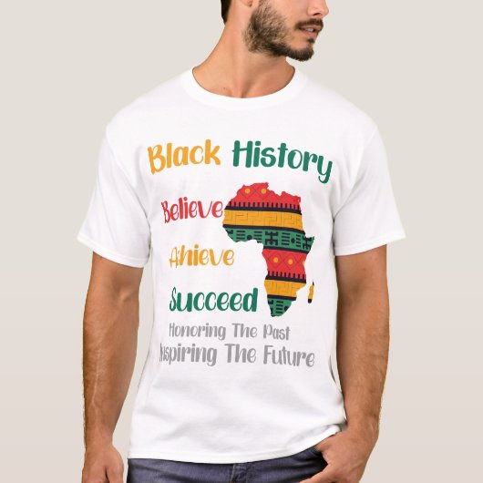 Eerbetoon vorige inspirerende maand van de toekoms t-shirt (Voorkant)