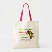 Eerbetoon vorige inspirerende maand van de toekoms tote bag (Voorkant)