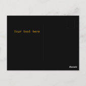 Eerbetoon vorige inspirerende zwarte geschiedenism briefkaart (Achterkant)