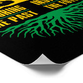 Eerbetoon vorige inspirerende zwarte geschiedenism poster (Hoek)