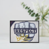 eerbied briefkaart (Staand voorkant)