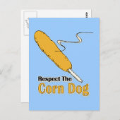Eerbiedig de Corn Dog? Briefkaart (Voorkant / Achterkant)