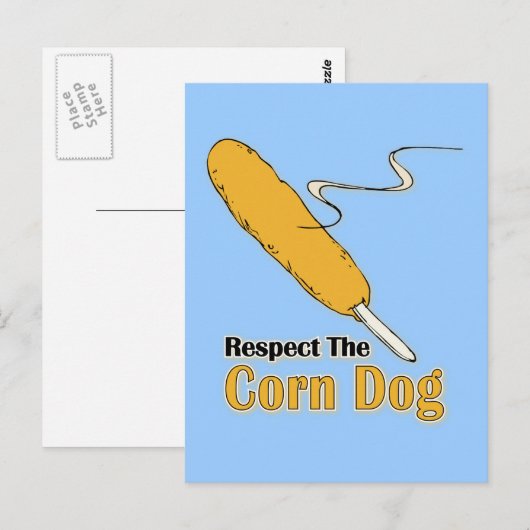Eerbiedig de Corn Dog? Briefkaart (Voorkant / Achterkant)