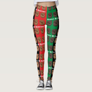 Eerbiedig mijn bestaan of verwacht mijn verzet leggings