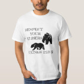 Eerbiedig uw ouderen t-shirt (Voorkant)