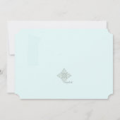 Eerbiedige Cross Religieuze Foto Uitnodiging (Achterkant)