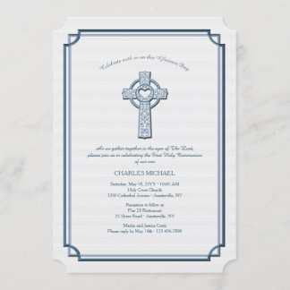 Eerbiedige Cross Religieuze Uitnodiging
