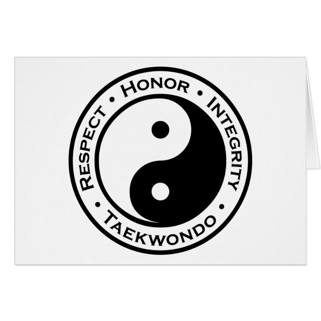 Eerbiediging integriteit Taekwondo (Voorkant Horizontaal)