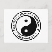 Eerbiediging integriteit Taekwondo Briefkaart (Voorkant)