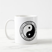 Eerbiediging integriteit Taekwondo Koffiemok (Links)