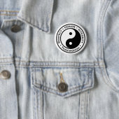 Eerbiediging integriteit Taekwondo Ronde Button 5,7 Cm (In situ)