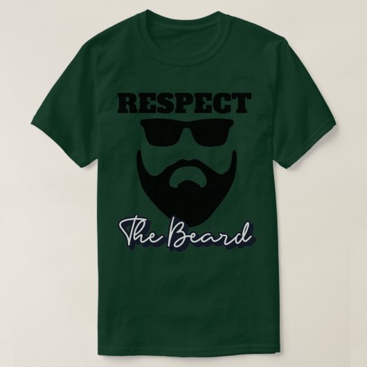 Eerbiediging van de baard 14 t-shirt (Design voorkant)