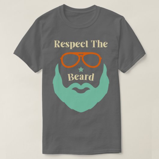 Eerbiediging van de baard 1 1 t-shirt (Design voorkant)