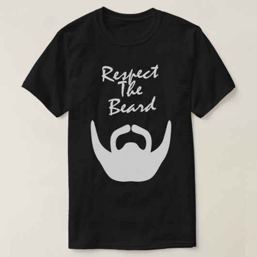Eerbiediging van de baard 24 t-shirt (Design voorkant)