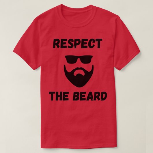 Eerbiediging van de baard 2 1 t-shirt (Design voorkant)