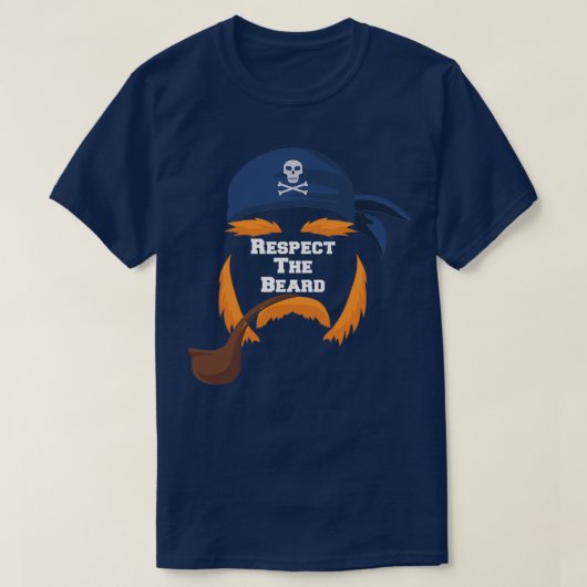 Eerbiediging van de baard 3 1 t-shirt (Design voorkant)