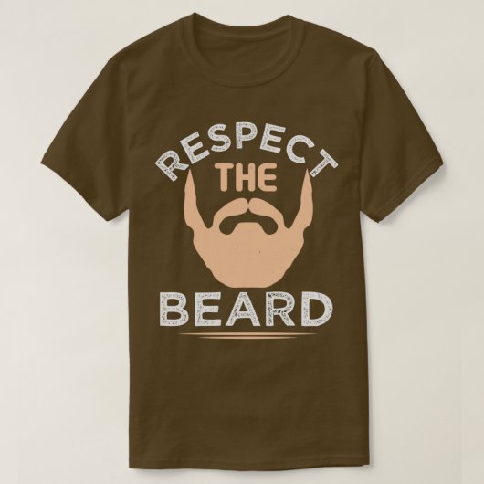 Eerbiediging van de baard 40 t-shirt (Design voorkant)