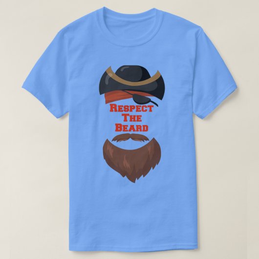 Eerbiediging van de baard 4 1 t-shirt (Design voorkant)