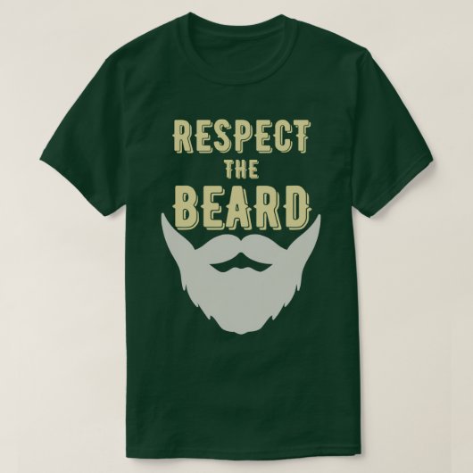 Eerbiediging van de baard 4 t-shirt (Design voorkant)