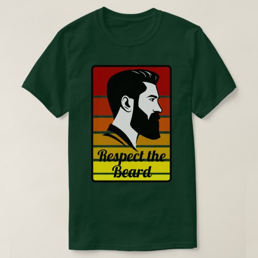 Eerbiediging van de baard 5 t-shirt (Design voorkant)