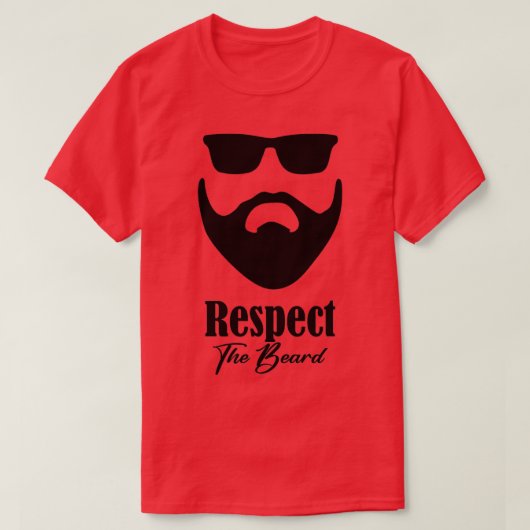 Eerbiediging van de baard 5 t-shirt (Design voorkant)