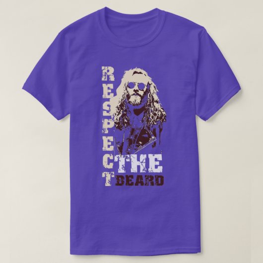 Eerbiediging van de baard 76 t-shirt (Design voorkant)