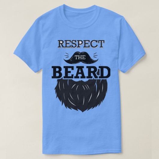 Eerbiediging van de baard 7 1 t-shirt (Design voorkant)