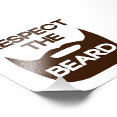 Eerbiediging van de baard foto afdruk (Hoek)