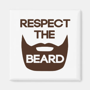 Eerbiediging van de baard magneet