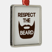 Eerbiediging van de baard metalen ornament (Rechts)