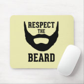 Eerbiediging van de baard muismat (Met muis)