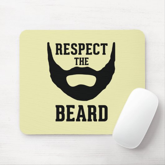 Eerbiediging van de baard muismat (Met muis)