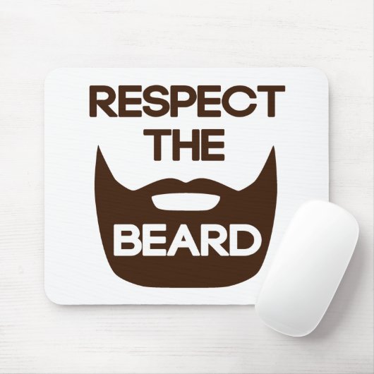 Eerbiediging van de baard muismat (Met muis)