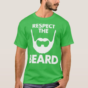 Eerbiediging van de baard t-shirt
